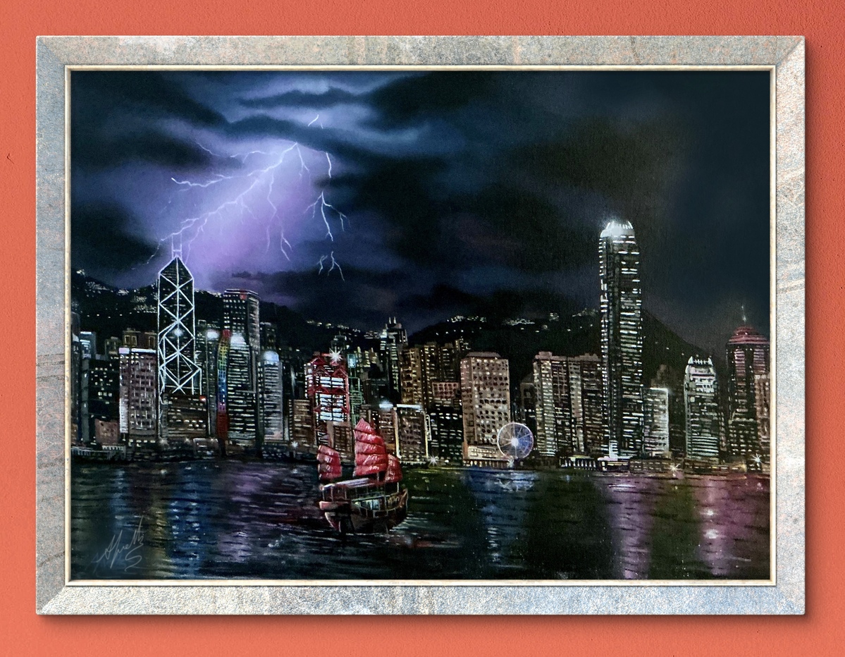 Electricity Hong Kong by Night Electricity Hong Kong by Night