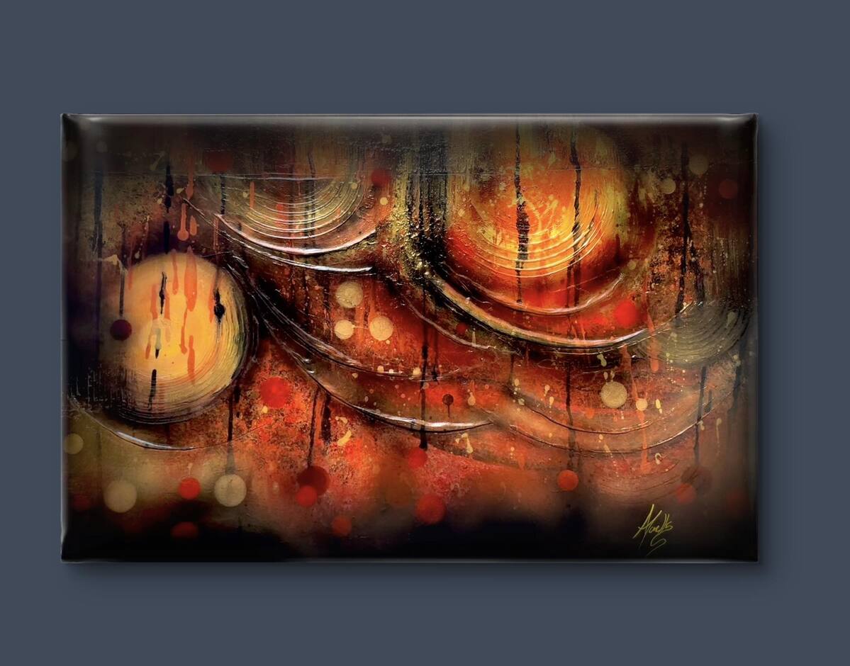 Melting point  textured canvas  Melting point  textured canvas