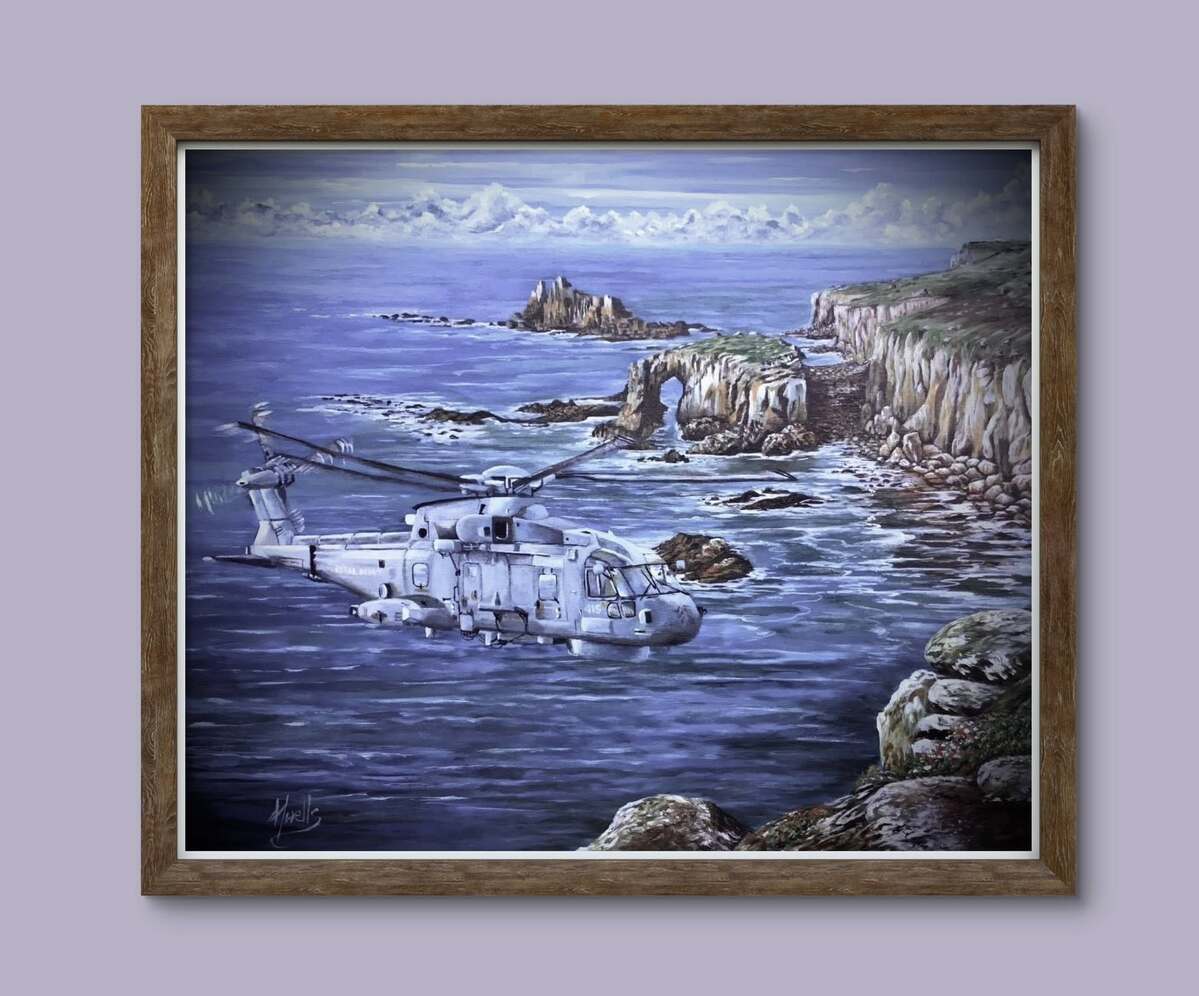 Merlin over Penzance Merlin over Penzance