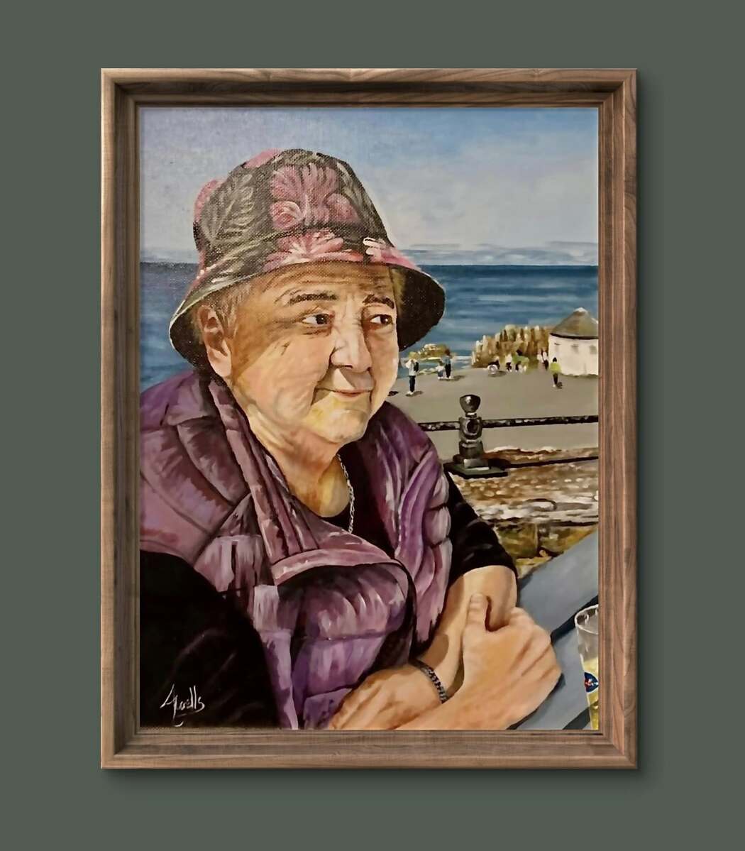 Mum at Land end Mum at Land end