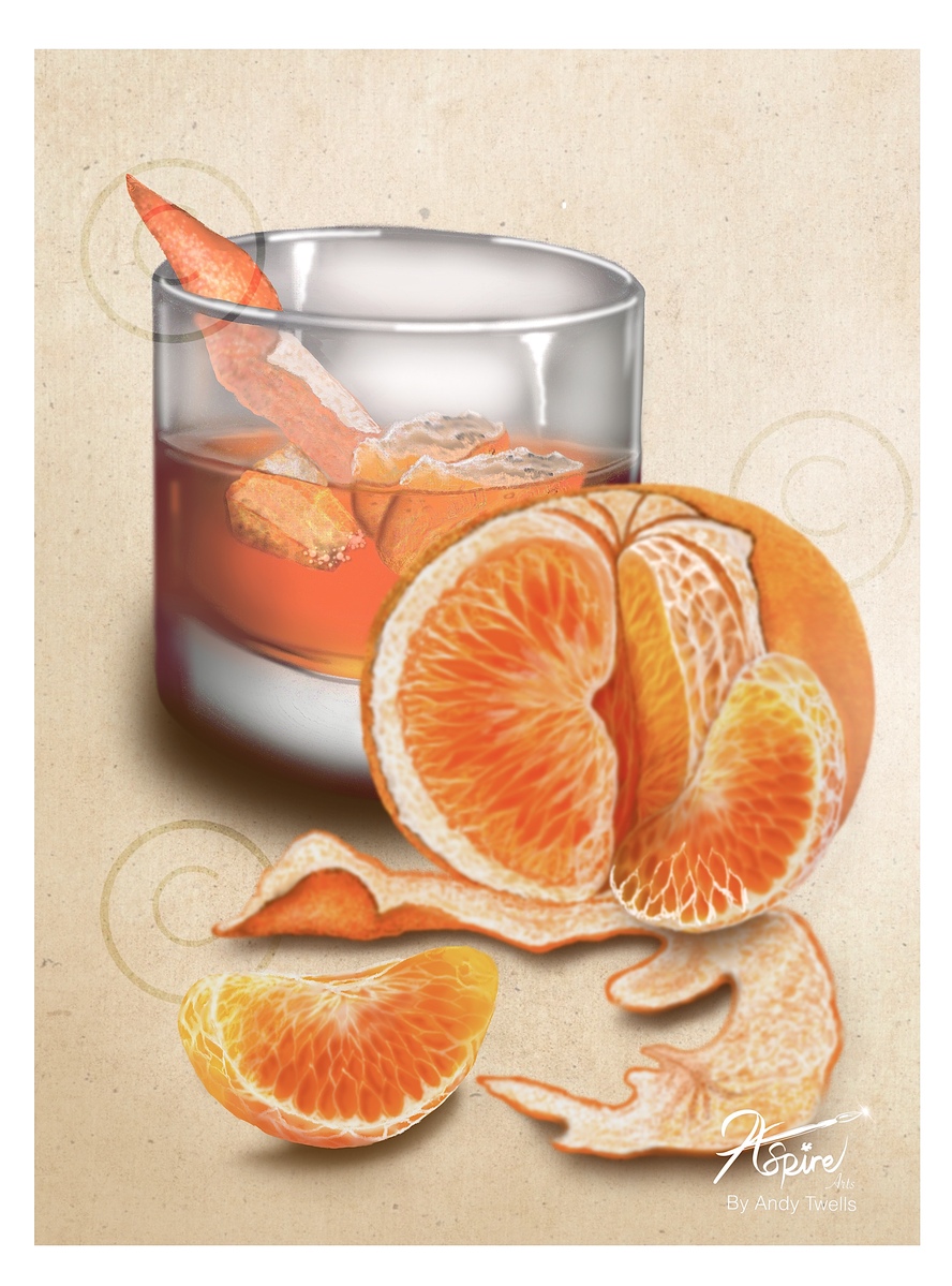 Negroni all about the peel