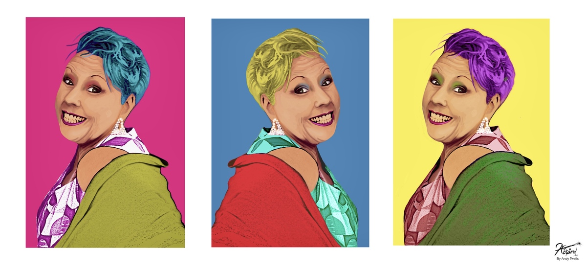 Vic Caricature In Warhole Styling â remastered