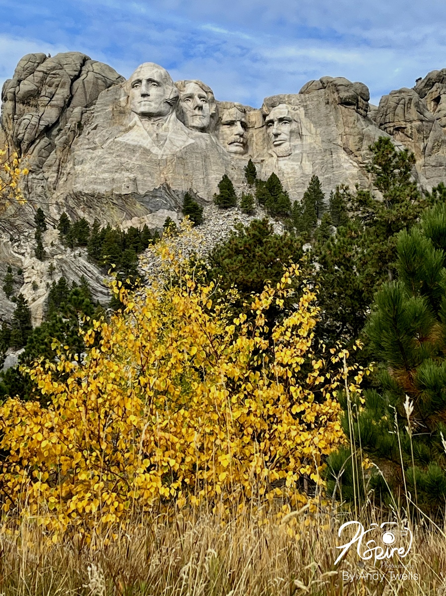 Mount Rushmore in Fall